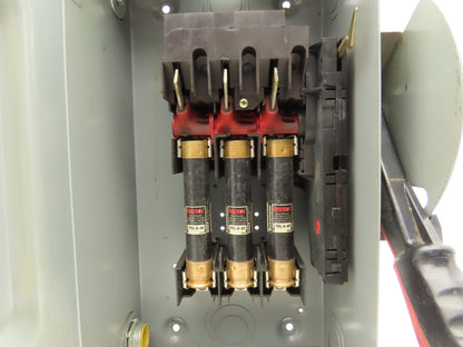 Square D H362 Heavy Duty Fused Safety Disconnect Switch 60A 600VAC Series F1