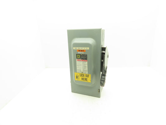 Square D H362 Heavy Duty Fused Safety Disconnect Switch 60A 600VAC Series F1