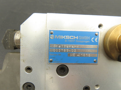 Miksch 002763-02  HSK-A63 Tool Changer Gripper Arm Greiferarm BP41-D-D-450