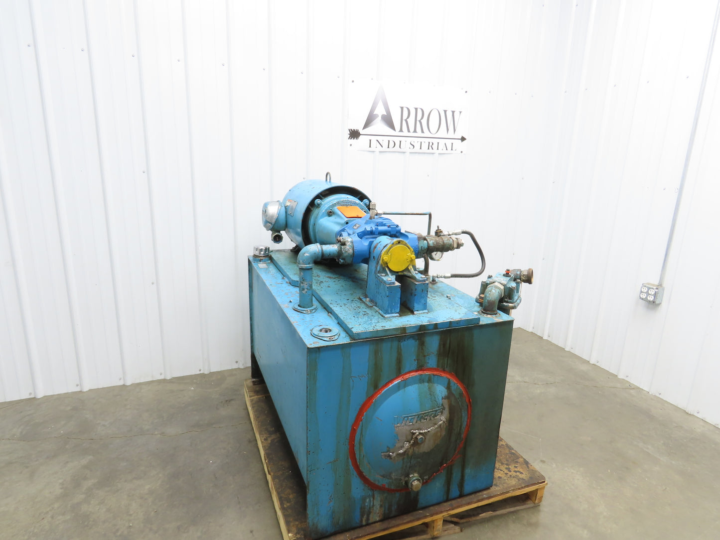 Eaton Vickers Hydraulic Power Unit 120 Gallon 29 GPM 3000PSI 30Hp 230/460V 3Ph