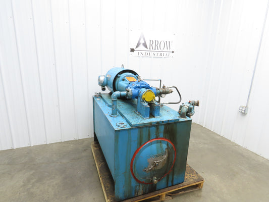 Eaton Vickers Hydraulic Power Unit 120 Gallon 29 GPM 3000PSI 30Hp 230/460V 3Ph