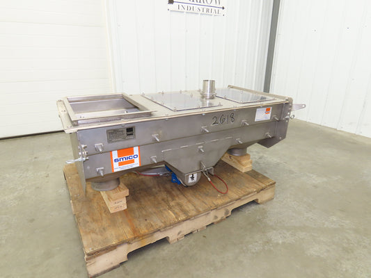 Smico Stainless Vibratory Shaker Conveyor Screenette 18"W X 5"L Double Screen