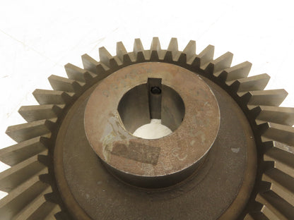 Union Gear 9110-01 Bevel Gear 36 Tooth 2-1/8" Bore x 2-7/8" Depth x 12-1/4" OD