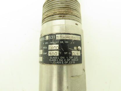 Promag LS31SSH-6S-15 High Pressure Level Switch 1600PSI 400°F 1-1/2NPT