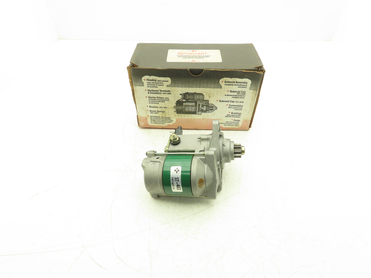 Auto Electric 17526N Engine Starter 12V Reman 17526