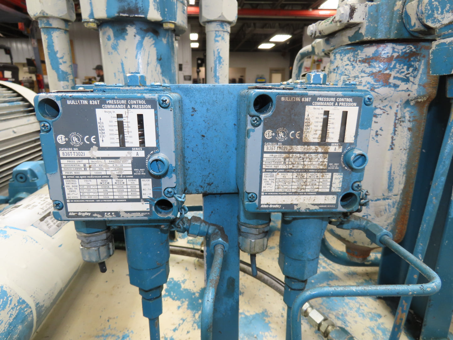 Vickers Dual Hydraulic Power Unit 100 Gal 19gpm x 2 3000psi 15&30Hp 230/460V 3PH