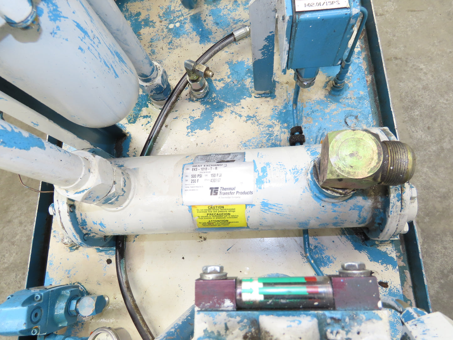Vickers Dual Hydraulic Power Unit 100 Gal 19gpm x 2 3000psi 15&30Hp 230/460V 3PH