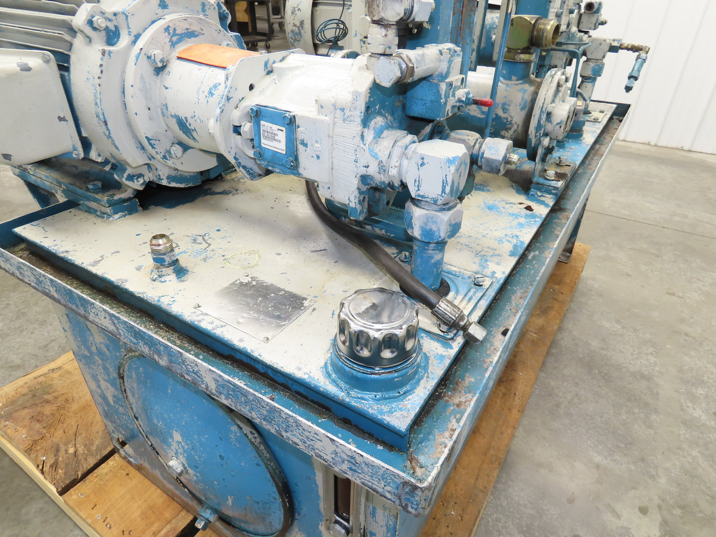 Vickers Dual Hydraulic Power Unit 100 Gal 19gpm x 2 3000psi 15&30Hp 230/460V 3PH