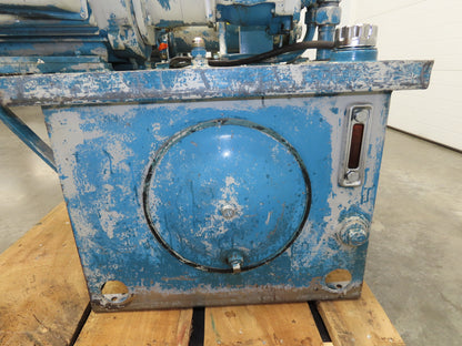 Vickers Dual Hydraulic Power Unit 100 Gal 19gpm x 2 3000psi 15&30Hp 230/460V 3PH