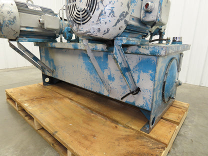 Vickers Dual Hydraulic Power Unit 100 Gal 19gpm x 2 3000psi 15&30Hp 230/460V 3PH