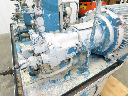 Vickers Dual Hydraulic Power Unit 100 Gal 19gpm x 2 3000psi 15&30Hp 230/460V 3PH