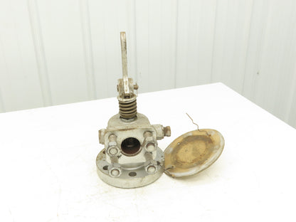 Diamond Power 1 3/16-12 THD Soot Blower Poppet Valve 650PSI 3-1/2" ID X 1-7/8"ID