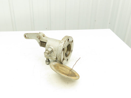 Diamond Power 1 3/16-12 THD Soot Blower Poppet Valve 650PSI 3-1/2" ID X 1-7/8"ID