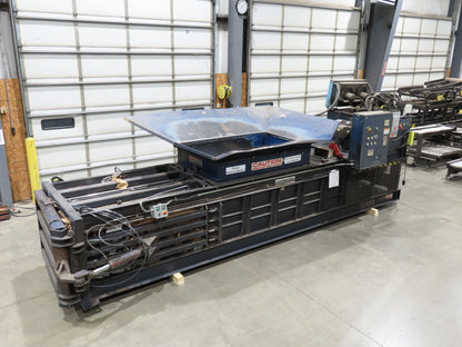 MaxPak Horizontal Cardboard Box Baler 48x42x72" Compactor Recycler 30Hp 460V