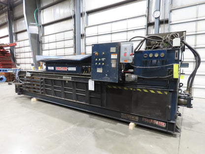 MaxPak Horizontal Cardboard Box Baler 48x42x72" Compactor Recycler 30Hp 460V