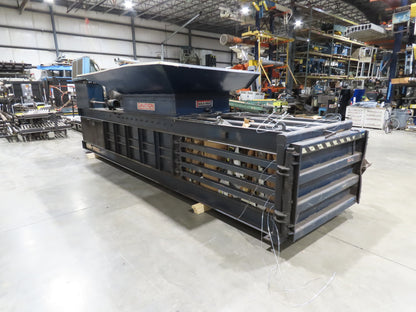 MaxPak Horizontal Cardboard Box Baler 48x42x72" Compactor Recycler 30Hp 460V