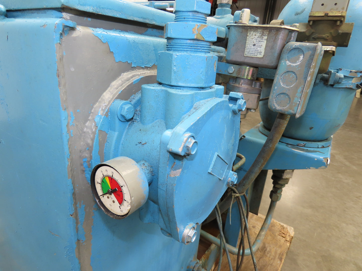 Cross CSEL30/PVB10 Hydraulic Power Unit 70 Gallon Tank 10 GPM 3000PSI 230/460V