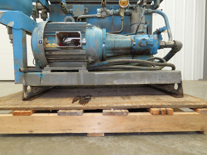Cross CSEL30/PVB10 Hydraulic Power Unit 70 Gallon Tank 10 GPM 3000PSI 230/460V