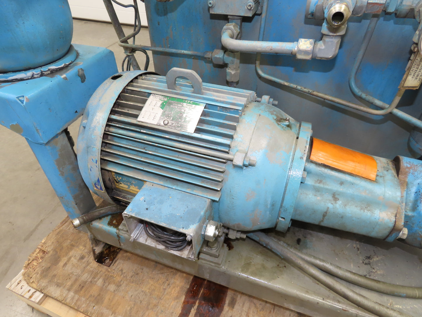 Cross CSEL30/PVB10 Hydraulic Power Unit 70 Gallon Tank 10 GPM 3000PSI 230/460V