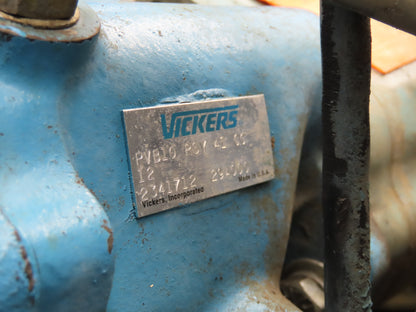 Cross CSEL30/PVB10 Hydraulic Power Unit 70 Gallon Tank 10 GPM 3000PSI 230/460V