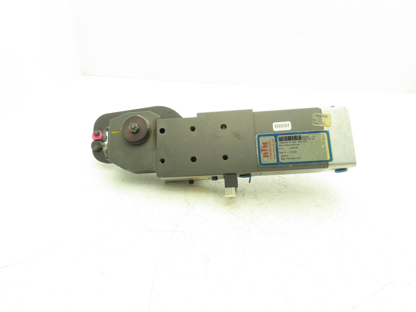BTM C44383-12006-09-13 Pneumatic Power Clamp w Proximity Sensor