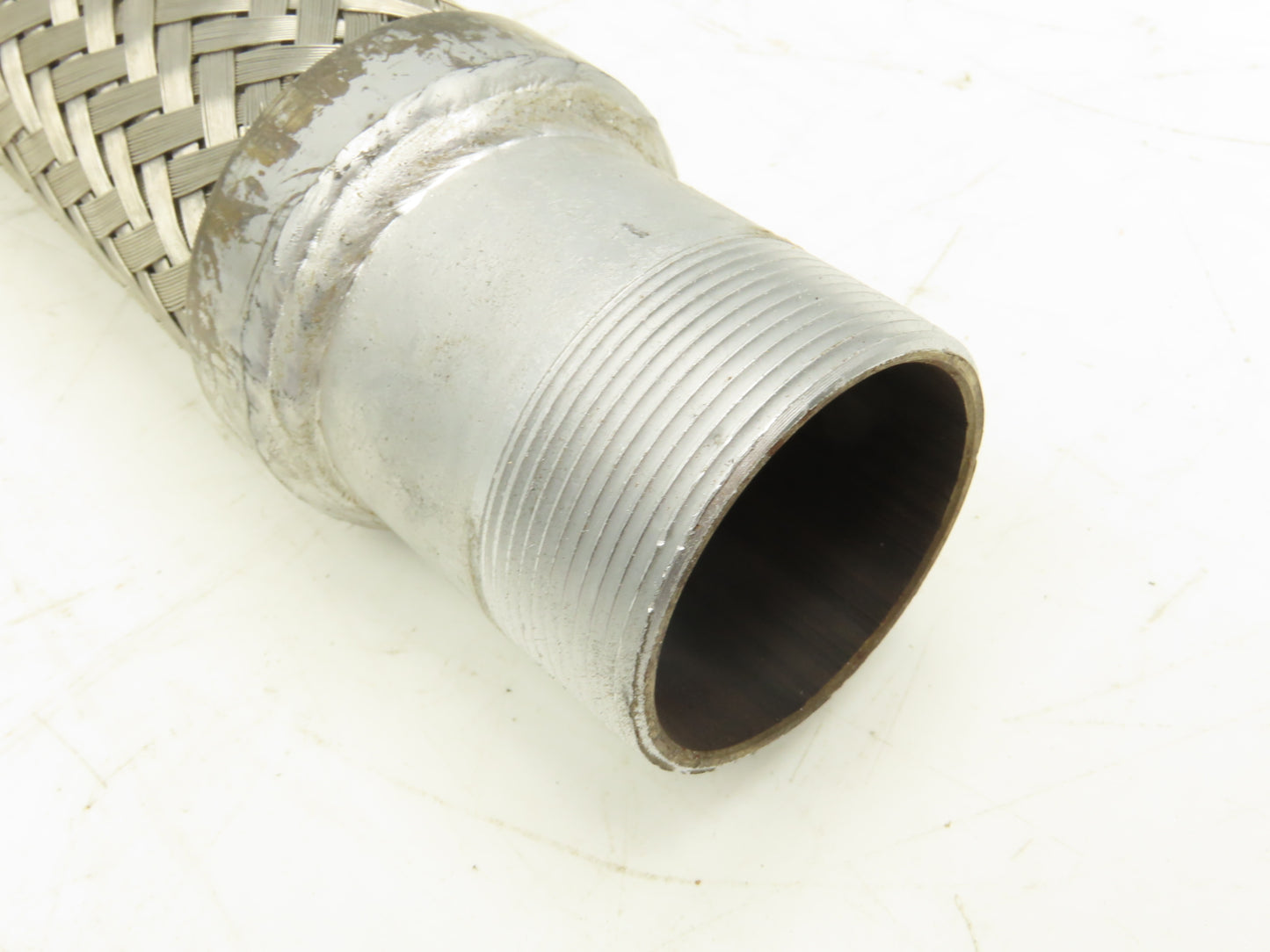 2"x 36" Braided Stainless Steel Flex Hose 2" NPT Male Ends