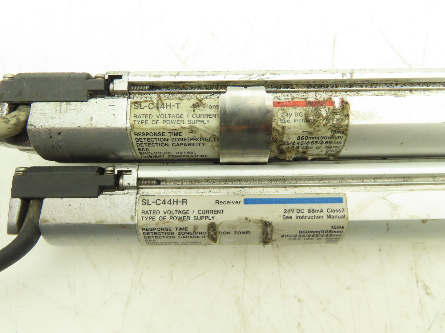 Keyence SL-C44H-T/SL-C44H-R Light Curtain Transmitter & Receiver Set 860mm 24VDC
