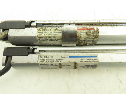 Keyence SL-C44H-T/SL-C44H-R Light Curtain Transmitter & Receiver Set 860mm 24VDC
