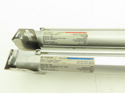 Keyence SL-C36H-R|SL-C36H-T Light Curtain Transmitter Receiver Set 700mm 24VDC