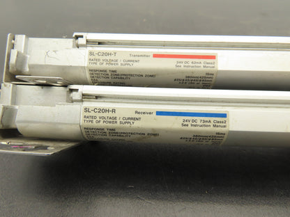 Keyence SL-C20H-R|SL-C20H-T Light Curtain Transmitter Receiver Set 380mm 24VDC