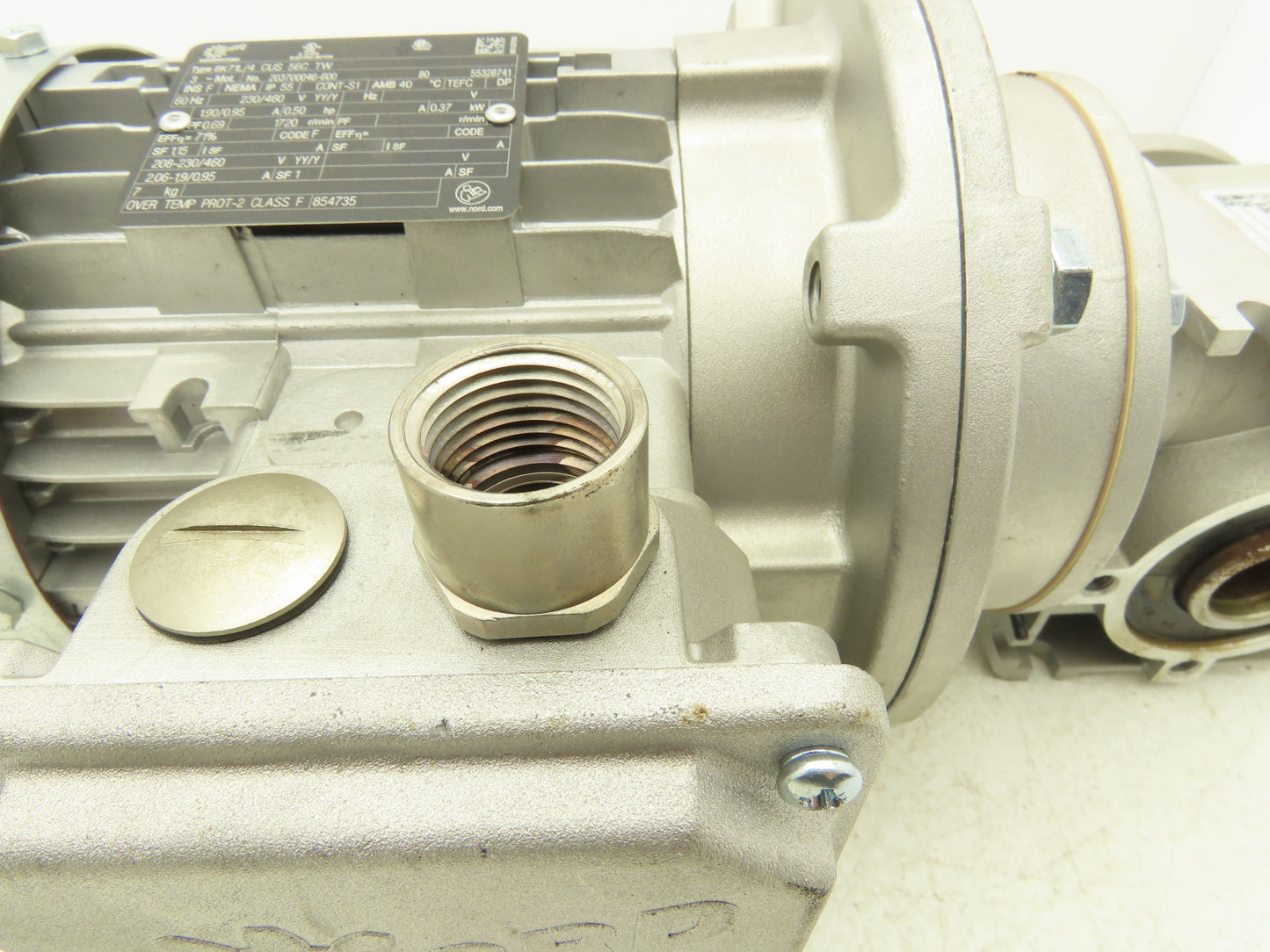 Nord Gearmotor 30:1 Reducer 0.5Hp 57rpm 230/460V 3PH 56C Hollow Shaft