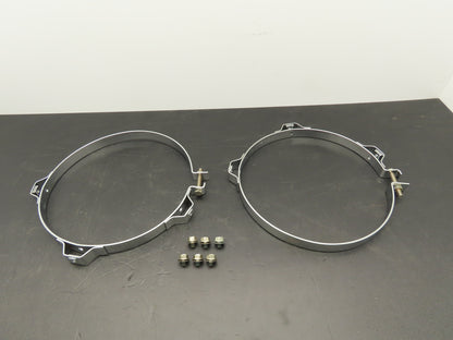 Walker 35935 Guard Exhaust Clamp 254mm ID/ 9-7/8" ID Chromed Set of 2 Clamps