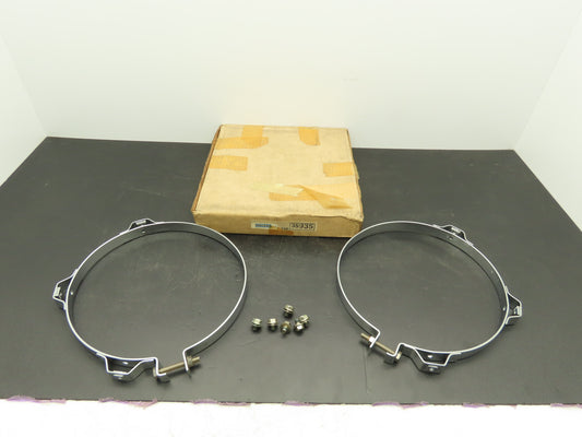 Walker 35935 Guard Exhaust Clamp 254mm ID/ 9-7/8" ID Chromed Set of 2 Clamps