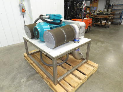 Process Air Vortech Dual High Pressure Turbo Blower 50Hp 230/460V 3PH Vortron