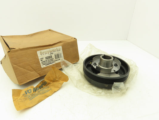Graywerks 102068 ATP Harmonic Balancer 1-3/8"-34.8mm Bore 3/16" Keyway No Holes