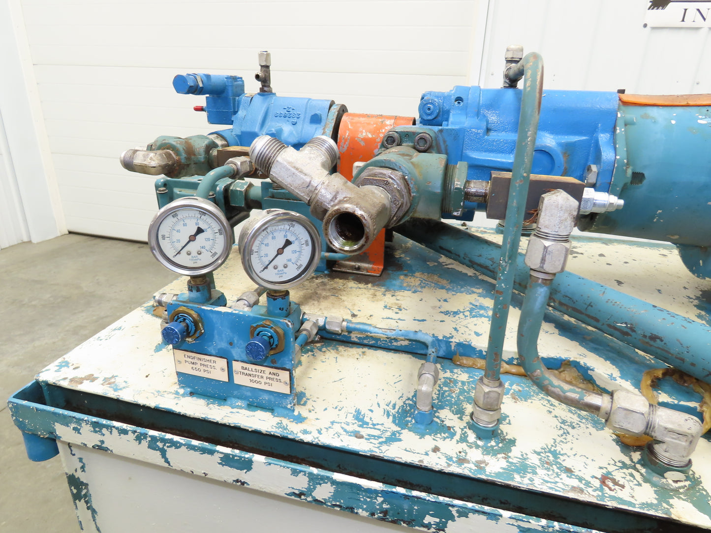 Eaton Vickers Hydraulic Power Unit 120 Gal 29GPM 3000PSI 30Hp 230/460V 3Ph-READ*