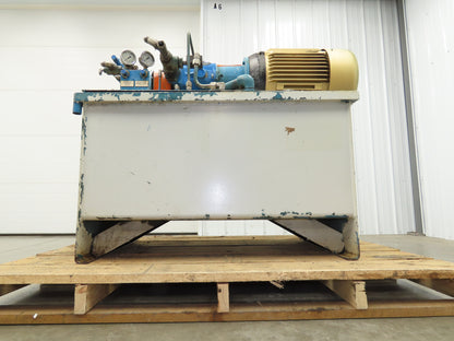 Eaton Vickers Hydraulic Power Unit 120 Gal 29GPM 3000PSI 30Hp 230/460V 3Ph-READ*