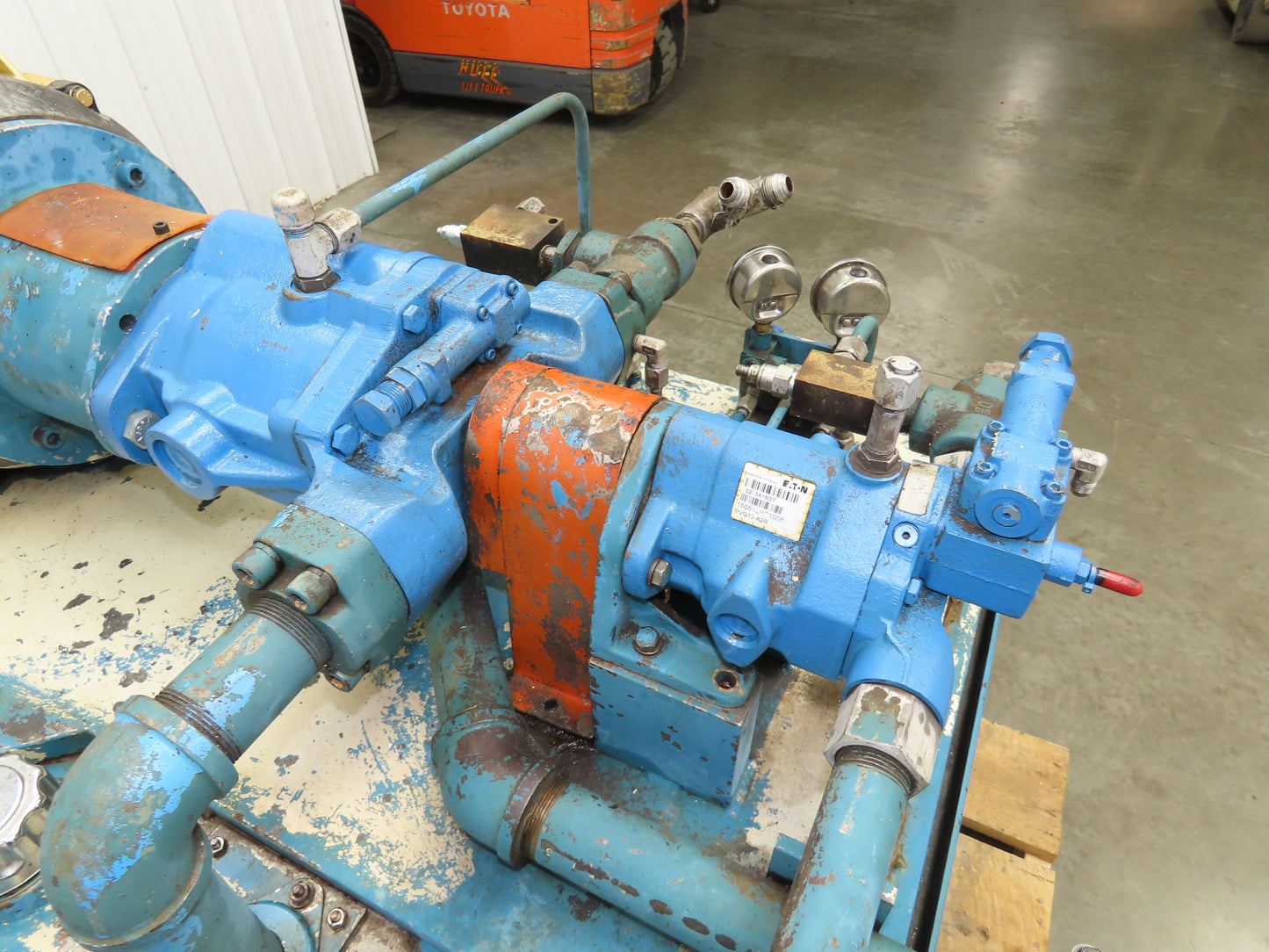 Eaton Vickers Hydraulic Power Unit 120 Gal 29GPM 3000PSI 30Hp 230/460V 3Ph-READ*