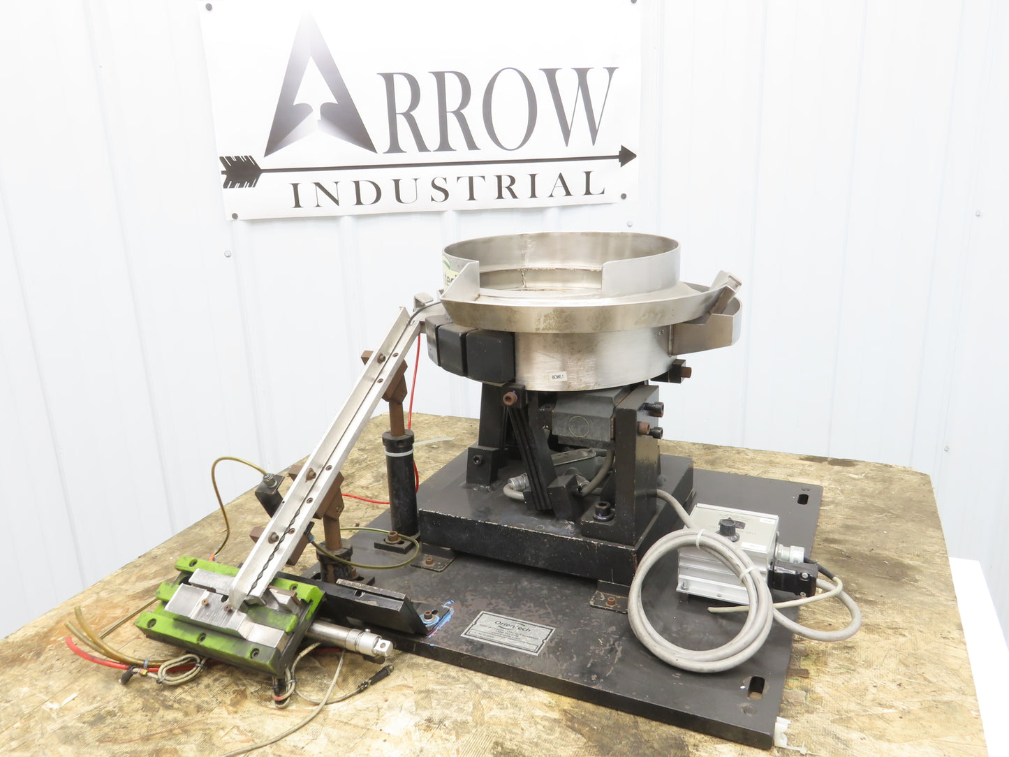 Orientech Vibratory Bowl Feeder 12" Base Small Parts Sorter 12mm Gromet