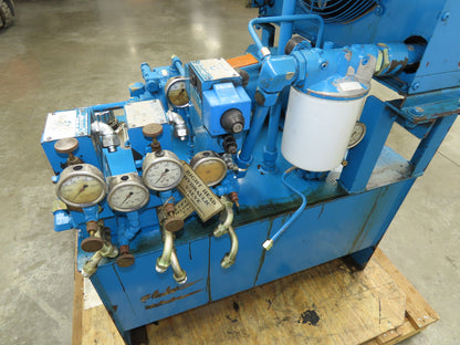 Vickers 02-341556 Hydraulic Power Unit 10GPM 230/460V 3Ph 30 Gallon Tank