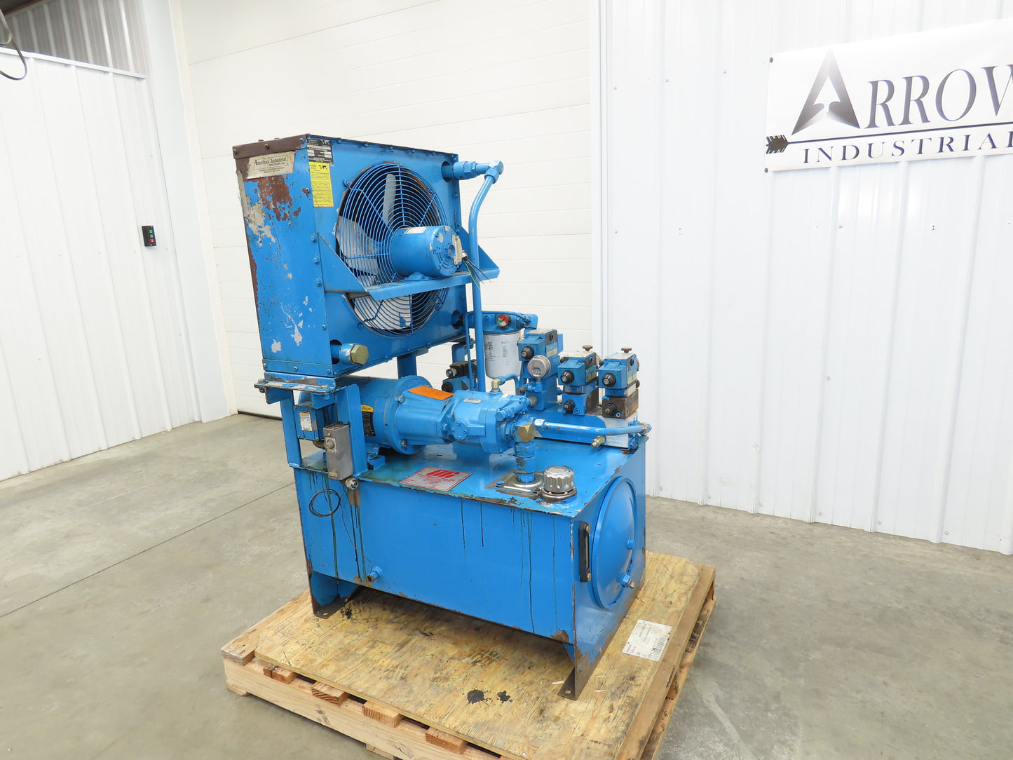 Vickers 02-341556 Hydraulic Power Unit 10GPM 230/460V 3Ph 30 Gallon Tank