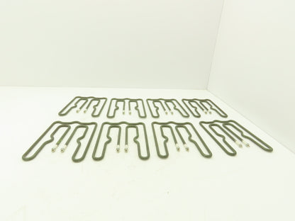 Watlow Hot Runner Mould Heater 1250Watt 240V 7-3/8"L x 5-3/8"W x 1/4"OD Lot of 8