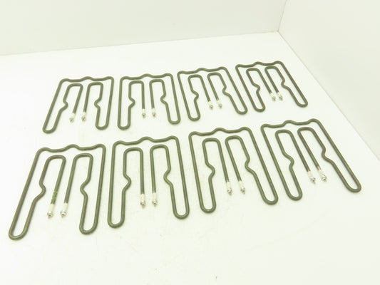 Watlow Hot Runner Mould Heater 1250Watt 240V 7-3/8"L x 5-3/8"W x 1/4"OD Lot of 8