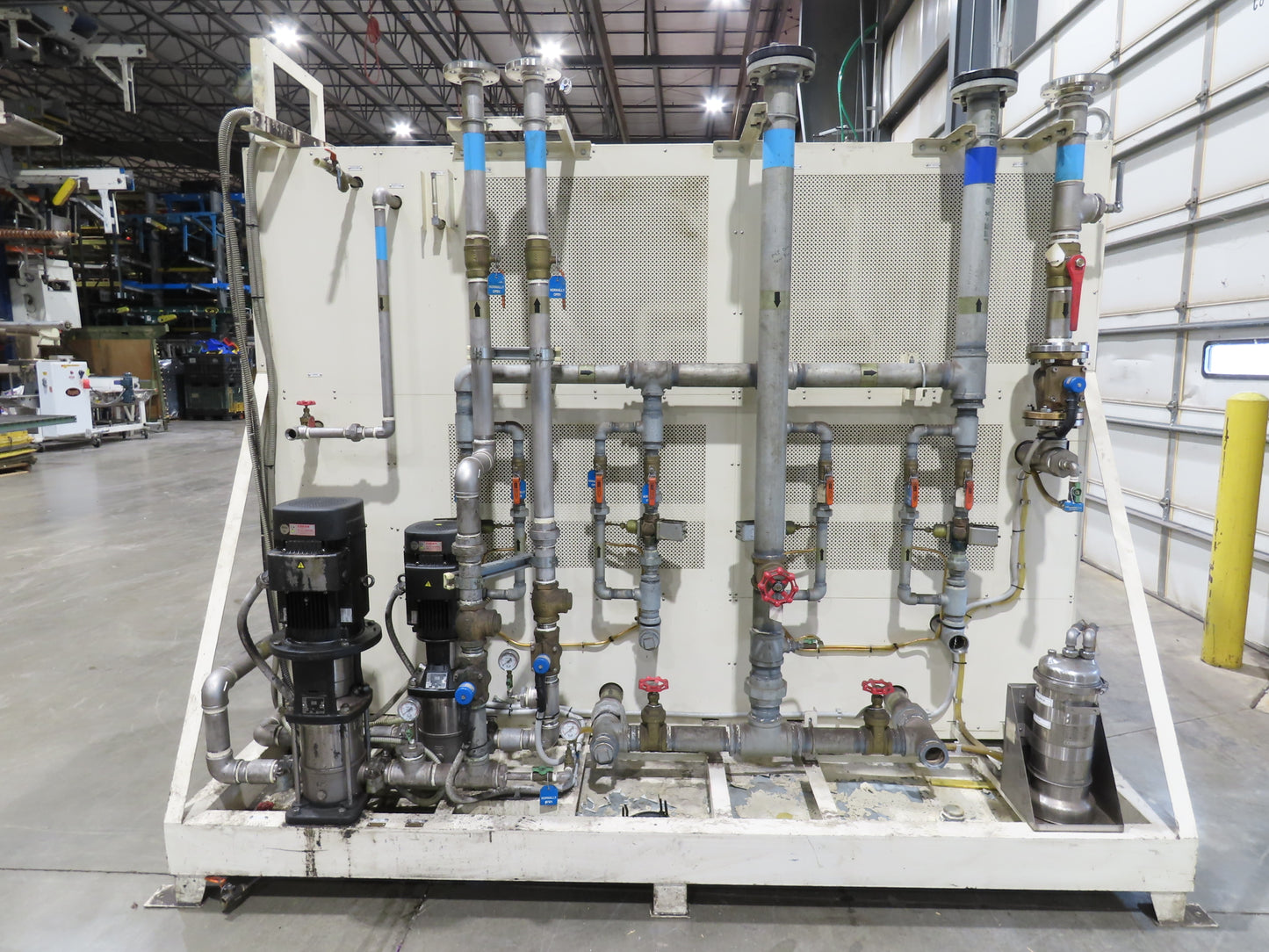 Fuji ICU 60-5P2R Recirculating Water Chiller 7Hp 208V 3PH 2-Pump Cooling Unit