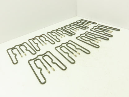 Watlow Hot Runner Mould Heater 1250Watt 240V 7-3/8"L x 5-3/8"W x 1/4"OD Lot of 9