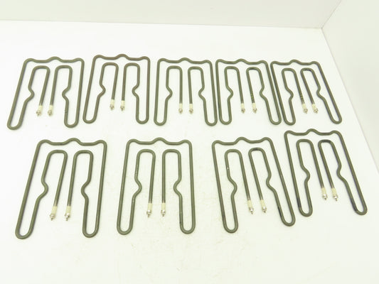 Watlow Hot Runner Mould Heater 1250Watt 240V 7-3/8"L x 5-3/8"W x 1/4"OD Lot of 9