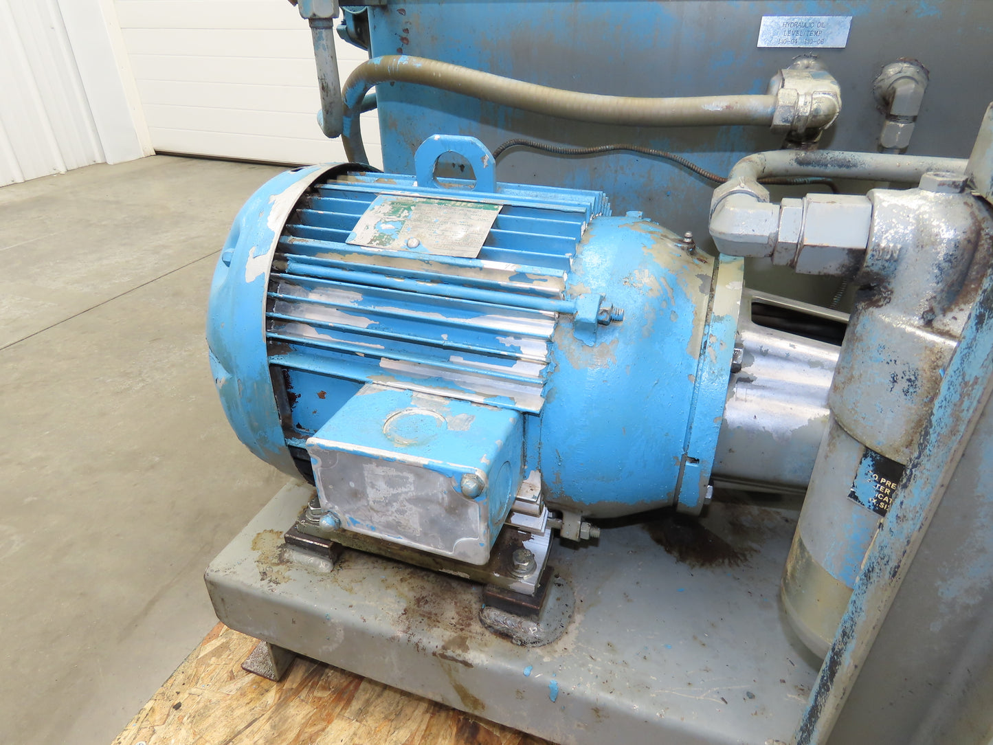 Cross CSEL30/PVQ20 Hydraulic Power Unit 70 Gallon Tank 10 GPM 3000PSI 230/460V