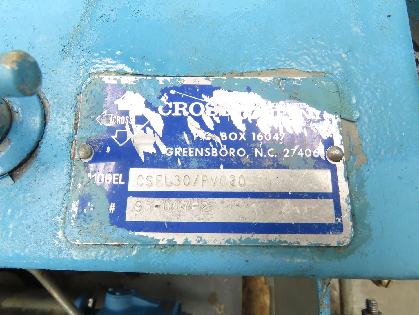 Cross CSEL30/PVQ20 Hydraulic Power Unit 70 Gallon Tank 10 GPM 3000PSI 230/460V