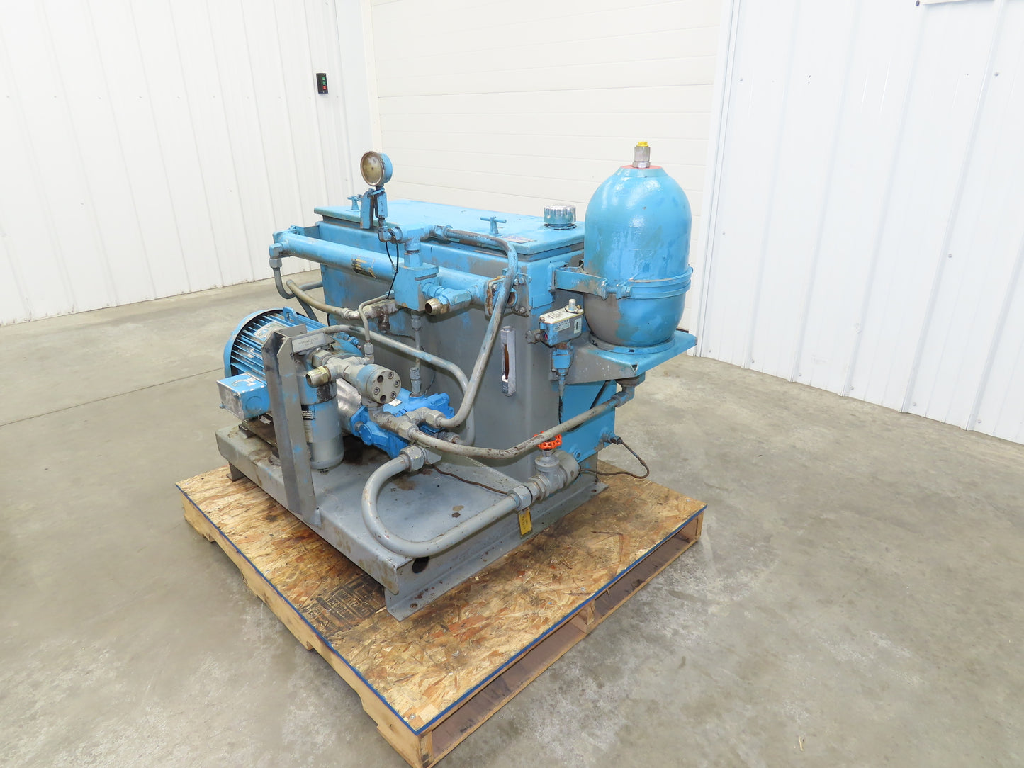 Cross CSEL30/PVQ20 Hydraulic Power Unit 70 Gallon Tank 10 GPM 3000PSI 230/460V