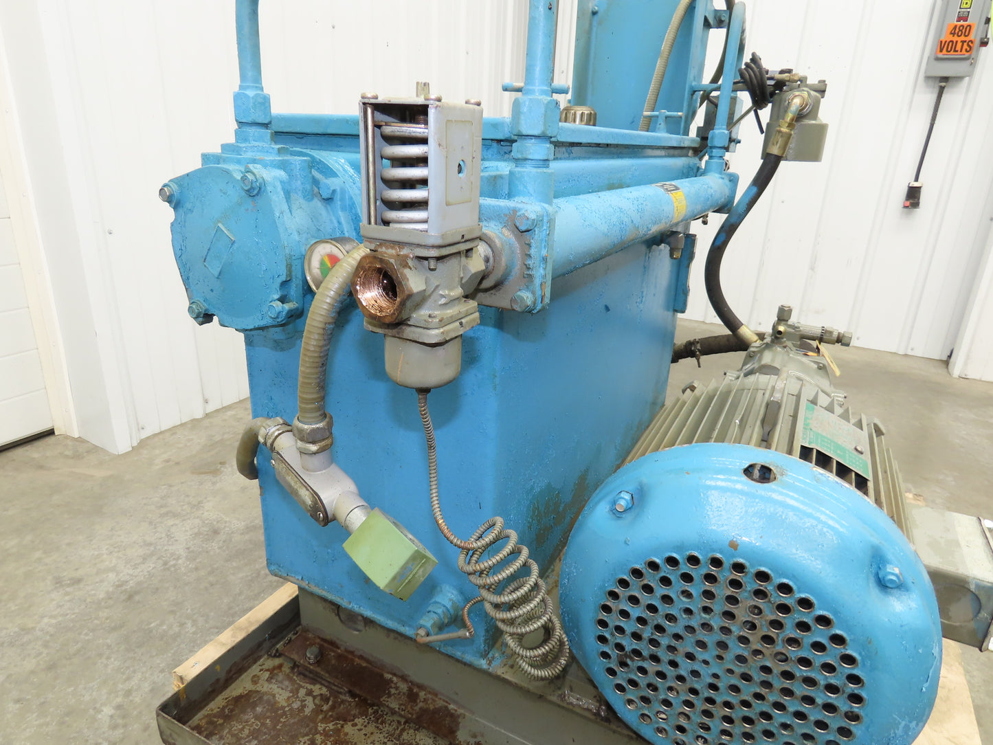 Cross CSE30/PVQ20 Hydraulic Power Unit 70 Gallon Tank 10 GPM 3000PSI 230/460V